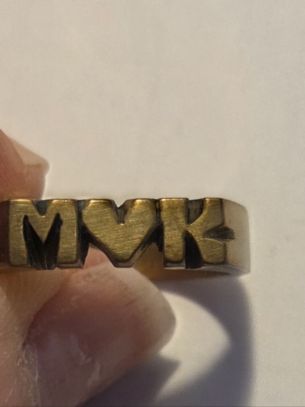 M&K Initial Ring